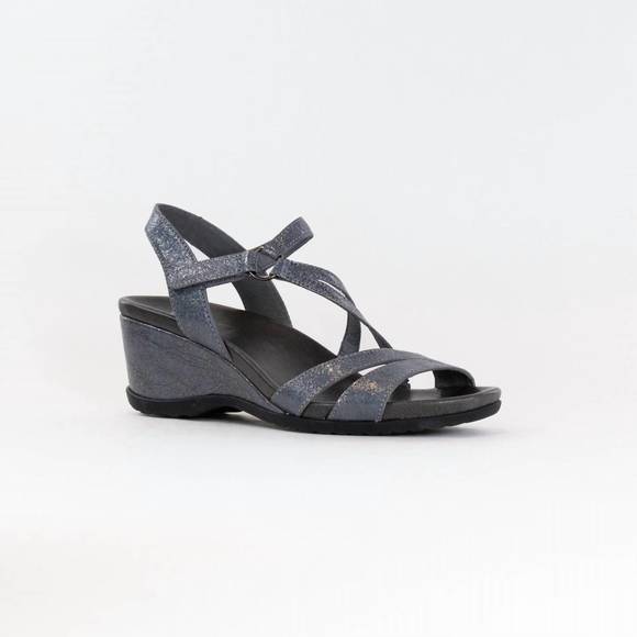 NEW DANSKO women's addyson wedge heels in pewter - Picture 2 of 6